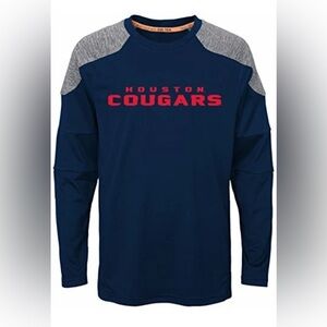 NWT [Gen2] Houston Cougars NCAA Gamma Long-Sleeve Performance Tee Youth L 14/16